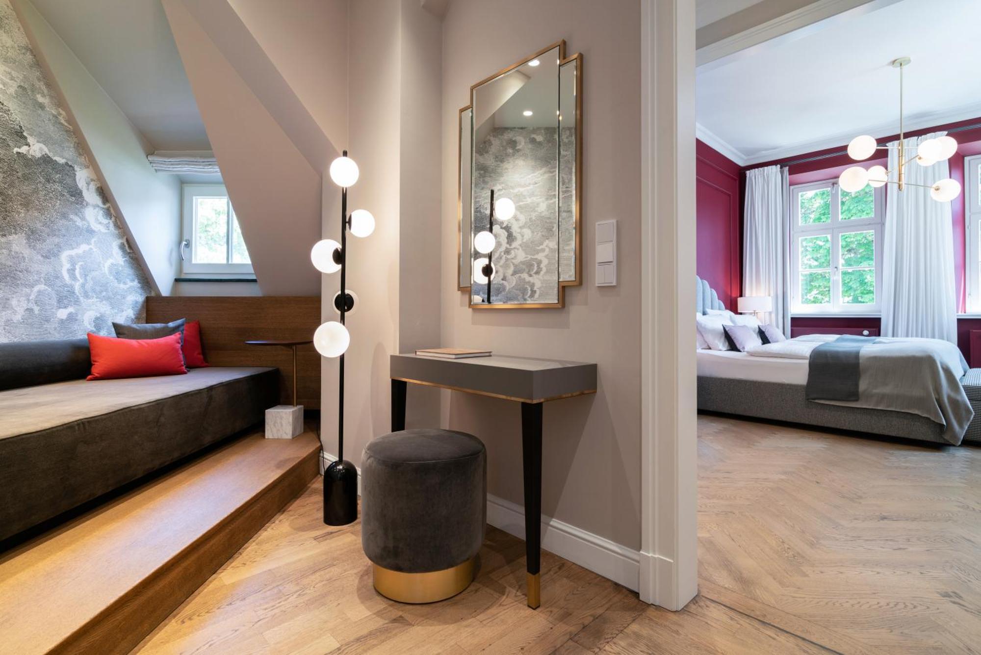 Das 테게른제 외부 사진 A suite at the Hotel Axelmannstein
